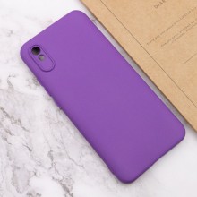 Чехол Silicone Cover Lakshmi Full Camera (A) для Xiaomi Redmi 9A – Фиолетовый