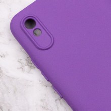 Чехол Silicone Cover Lakshmi Full Camera (A) для Xiaomi Redmi 9A – Фиолетовый