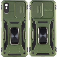 Ударопрочный чехол Camshield Army Ring для Xiaomi Redmi 9A – Оливковый