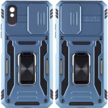 Ударопрочный чехол Camshield Army Ring для Xiaomi Redmi 9A – Голубой