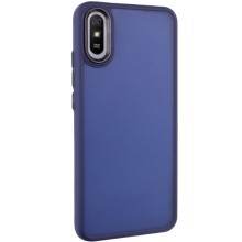 Чехол TPU+PC Lyon Frosted для Xiaomi Redmi 9A – Navy Blue