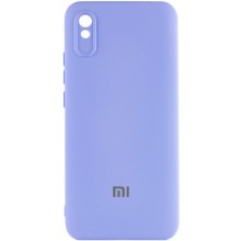 Чехол Silicone Cover Lakshmi Full Camera (AAA) with Logo для Xiaomi Redmi 9A – Сиреневый