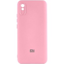 Чехол Silicone Cover Lakshmi Full Camera (AAA) with Logo для Xiaomi Redmi 9A (Розовый)