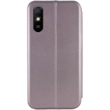 Кожаный чехол-книжка Classy для Xiaomi Redmi 9A – Серый