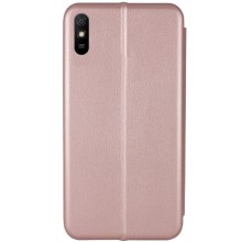 Кожаный чехол (книжка) Classy для Xiaomi Redmi 9A – Rose Gold