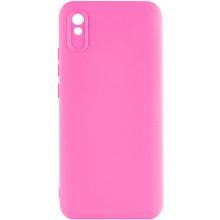 Чохол Silicone Cover Lakshmi Full Camera (AAA) для Xiaomi Redmi 9A (Рожевий)