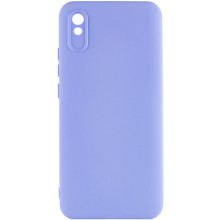 Чохол Silicone Cover Lakshmi Full Camera (AAA) для Xiaomi Redmi 9A (Бузковий)