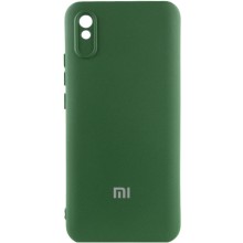 Чохол Silicone Cover Lakshmi Full Camera (AAA) with Logo для Xiaomi Redmi 9A – Зелений