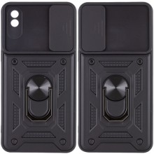 Ударостійкий чохол Camshield Serge Ring для Xiaomi Redmi 9A (Чорний)