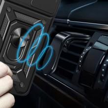 Ударостійкий чохол Camshield Serge Ring для Xiaomi Redmi 9A – Чорний