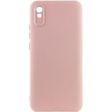 Чохол Silicone Cover Lakshmi Full Camera (AAA) для Xiaomi Redmi 9A – Рожевий
