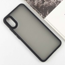 Чехол TPU+PC Lyon Frosted для Xiaomi Redmi 9A – Черный