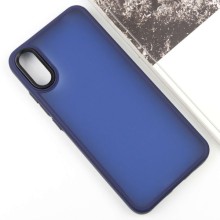 Чехол TPU+PC Lyon Frosted для Xiaomi Redmi 9A – Темно-синий