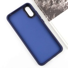 Чехол TPU+PC Lyon Frosted для Xiaomi Redmi 9A – Темно-синий