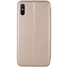 Кожаный чехол-книжка Classy для Xiaomi Redmi 9A – Золотой