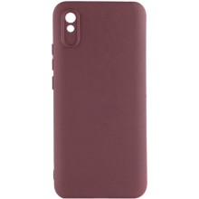 Чохол TPU GETMAN Liquid Silk Full Camera для Xiaomi Redmi 9A – Бордовий