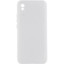 Чехол TPU GETMAN Liquid Silk Full Camera для Xiaomi Redmi 9A – Белый