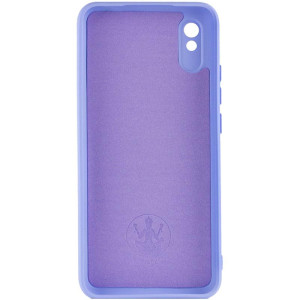 Чехол Silicone Cover Ummi Lakshmi Full Camera (AA) для Xiaomi Redmi 9A – Сиреневый