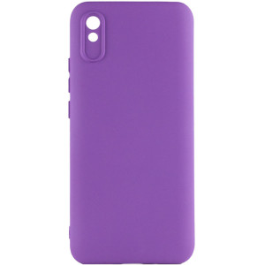 Чехол Silicone Cover Lakshmi Full Camera (A) для Xiaomi Redmi 9A (Фиолетовый)