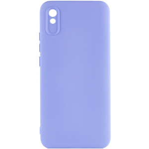 Чехол Silicone Cover Lakshmi Full Camera (AAA) для Xiaomi Redmi 9A (Сиреневый)