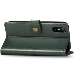 Шкіряний чохол-книжка GETMAN Gallant (PU) для Xiaomi Redmi 9A – Зелений