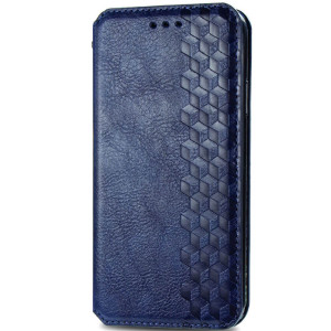Шкіряний чохол-книжка GETMAN Cubic (PU) для Xiaomi Redmi 9A (Синій)