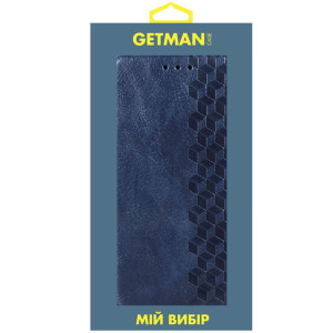 Шкіряний чохол-книжка GETMAN Cubic (PU) для Xiaomi Redmi 9A – Синій