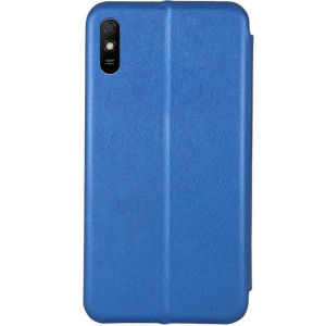 Шкіряний чохол-книжка Classy для Xiaomi Redmi 9A – Синій