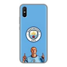 Чехлы с футболистом Ерлинг Холанд для Xiaomi Redmi 9A (AlphaPrint) – Холанд Манчестер Сити