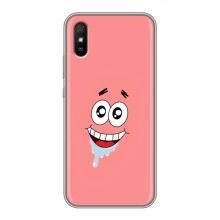 Чехлы с Патриком на Xiaomi Redmi 9A (Мордочка Патрика)