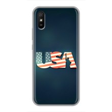 Чехол Флаг USA для Xiaomi Redmi 9A (USA)