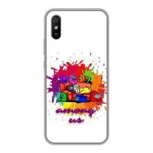 Чехол Амонг Ас для Xiaomi Redmi 9A (AlphaPrint) – Яркий АмонгАс