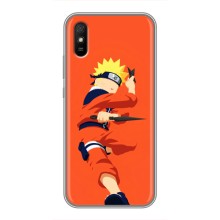 Чехлы с принтом Наруто на Xiaomi Redmi 9A (Силуэт Наруто)