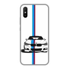 Чехол для Редми 9А - с принтом БМВ (AlphaPrint) – Машина БМВ