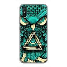 Чехол с птицами на Xiaomi Redmi 9A (VPrint) – Сова с глазом