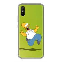 Чехол с Симпсонами для Xiaomi Redmi 9A (VPrint) – Гомер Симпсон
