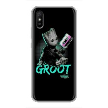 Чехол Супергерои Марвел на Редми 9а (Groot)