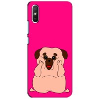 Чехол (ТПУ) Милые собачки для Xiaomi Redmi 9A (Веселый Мопсик)