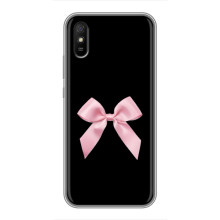 Чехол банты для Xiaomi Redmi 9A – Бант на черном