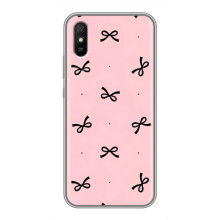 Чехол банты для Xiaomi Redmi 9A – Черные бантики