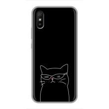Чехол с рисунком кот на Xiaomi Redmi 9A – Равнодушный кот