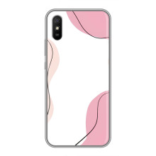 Чехол цветочный дизайн для Xiaomi Redmi 9A – Розовый фон