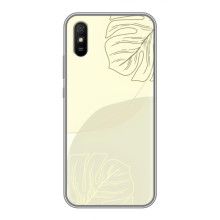 Чехол цветочный дизайн для Xiaomi Redmi 9A – Зелёный фон