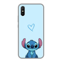Чехол с рисунком Стич для Xiaomi Redmi 9A – Голубой Стич
