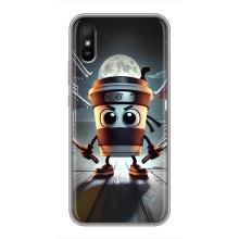 Чехол с мемом Тралалело тралала на Xiaomi Redmi 9A (Капучино асасино)