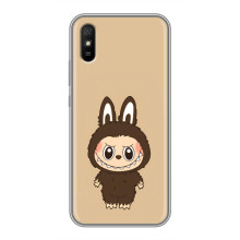 Чехол с Лабубу на Xiaomi Redmi 9A – Коричневый Лабубу