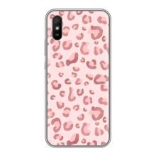 Чехол с розовым рисунком для Xiaomi Redmi 9A – Розовый леопард