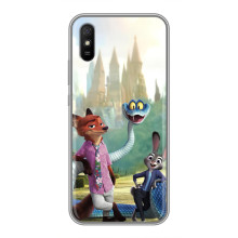 Чехол Зоотрополіс на Xiaomi Redmi 9A – Ник Джуди и змея