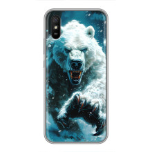 Чехол с картинкой «Хищники» для Xiaomi Redmi 9A (Медведь)