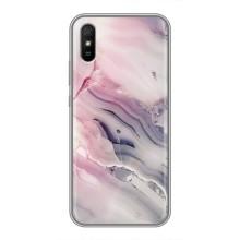 Мраморный чехол на Xiaomi Redmi 9A (VPrint) (Пурпурный Мрамор)